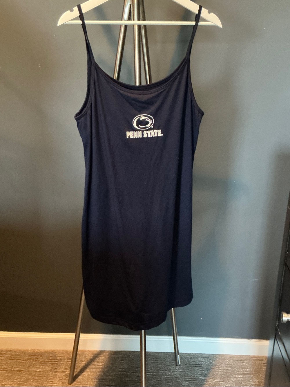 Romper - Navy Penn State Logo Slip Romper